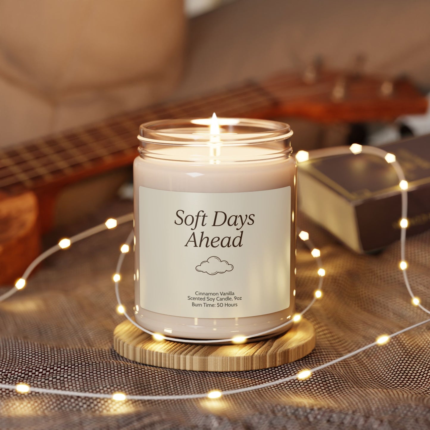 Soft Days Ahead - Self-Love Affirmation Candle | by JuzForHue