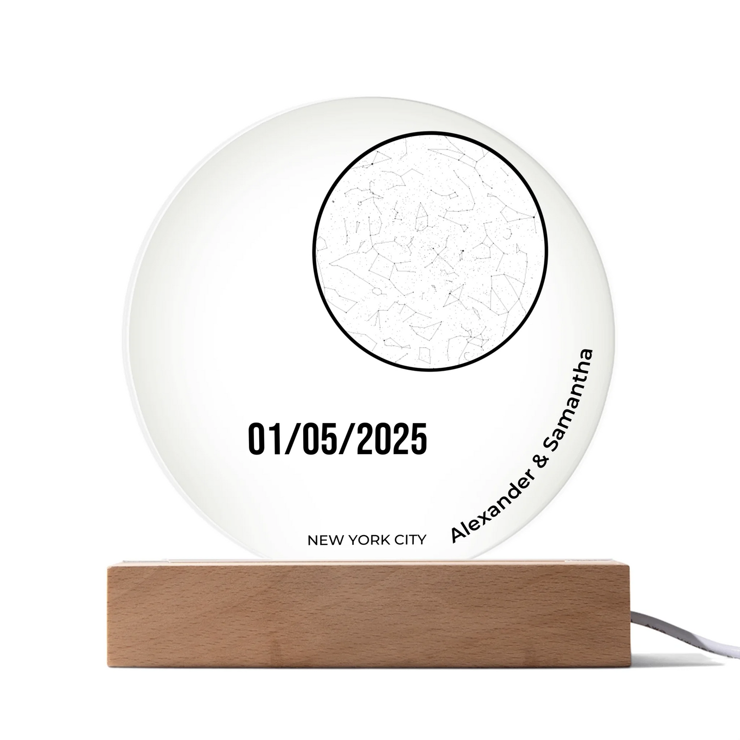 Acrylic Circle LED 1