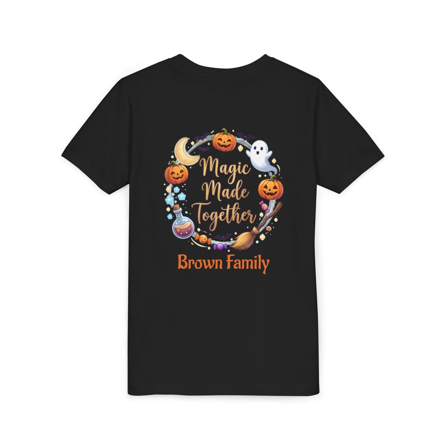 Magic Made Together: Youth Halloween Personalized Shirt | by JuzForHue