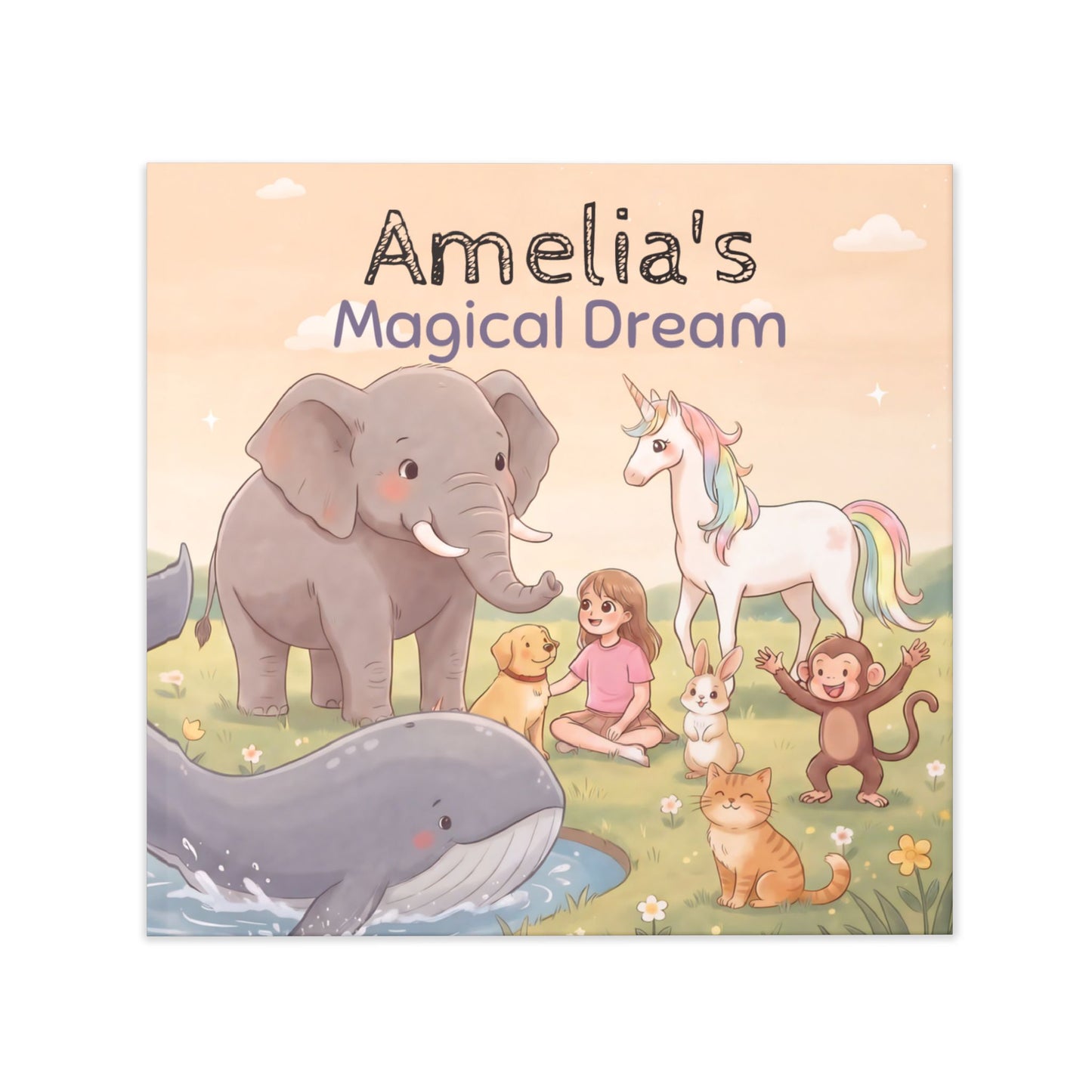 Custom Magical Dream Storybook | Personalized Book for Girls
