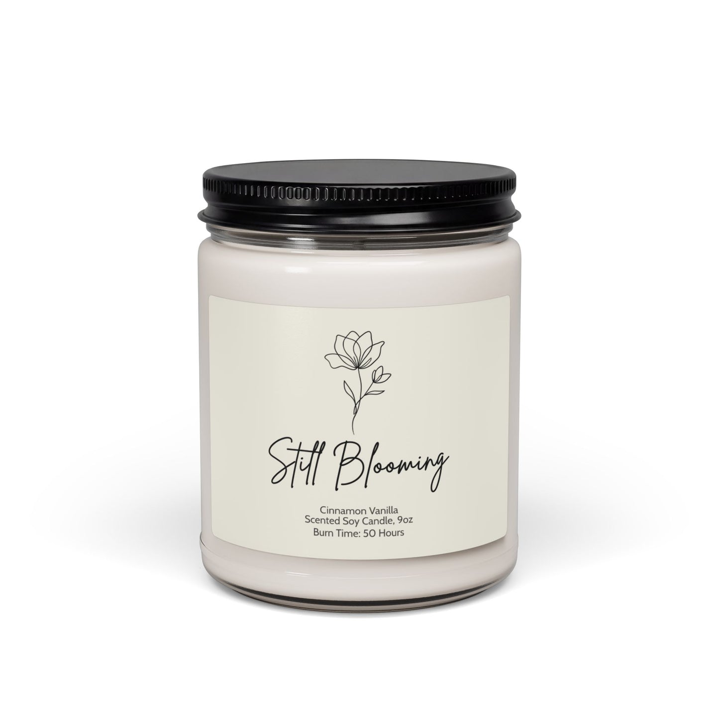 Still Blooming - Self-Love Affirmation Candle | by JuzForHue