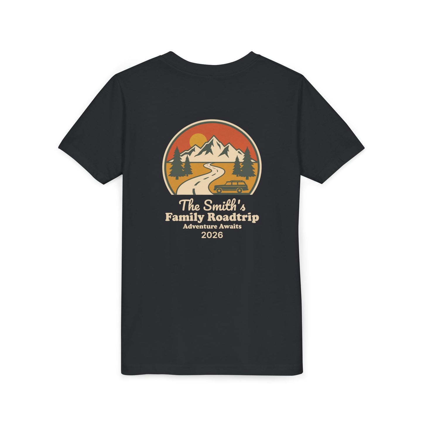 Adventure Route Road Trip: Youth Family Travel Tee | by JuzForHue