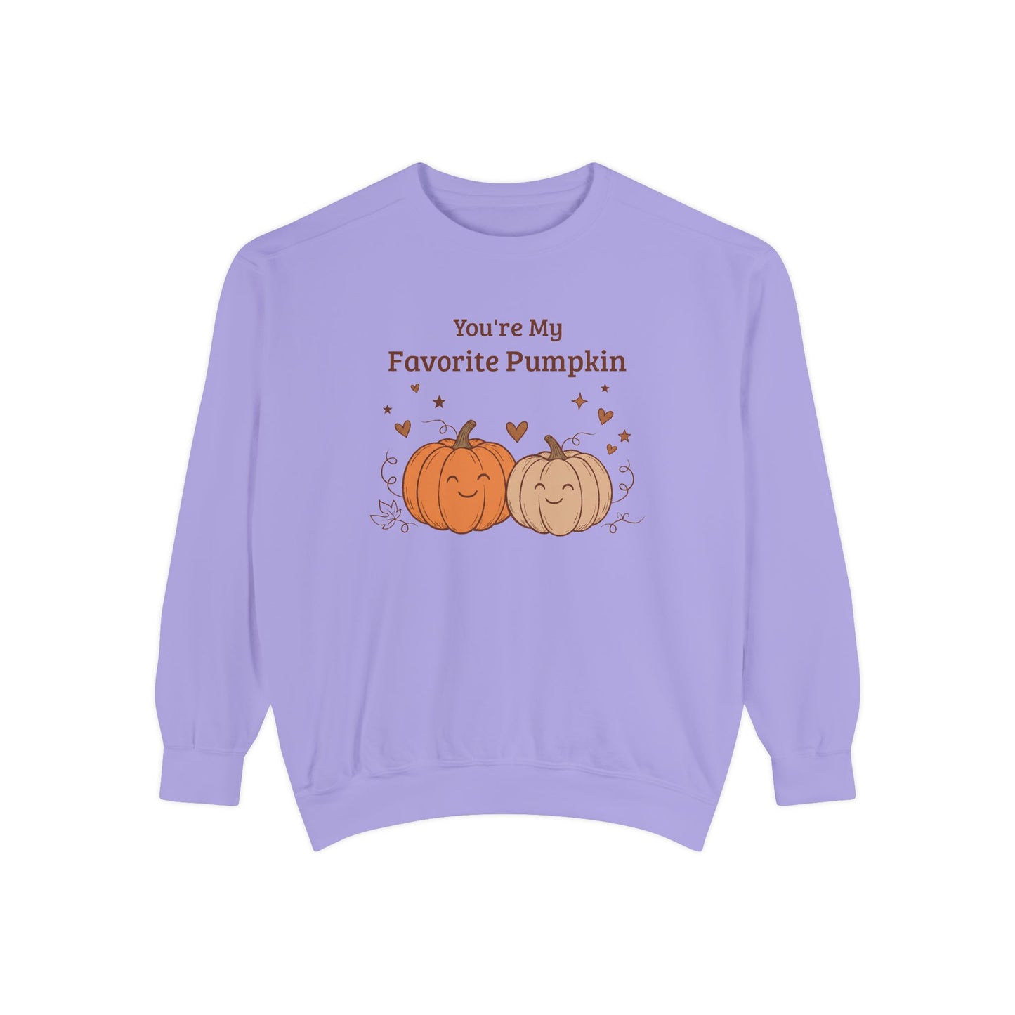 You're My Favorite Pumpkin: Matching Halloween Couple Sweatshirt