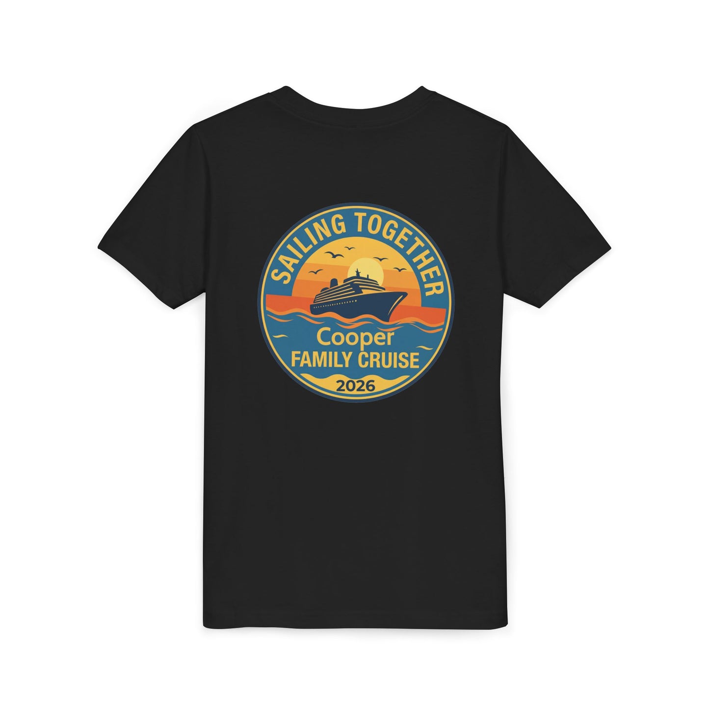 Tropical Cruise Family Crew: Youth Nautical Tee | by JuzForHue