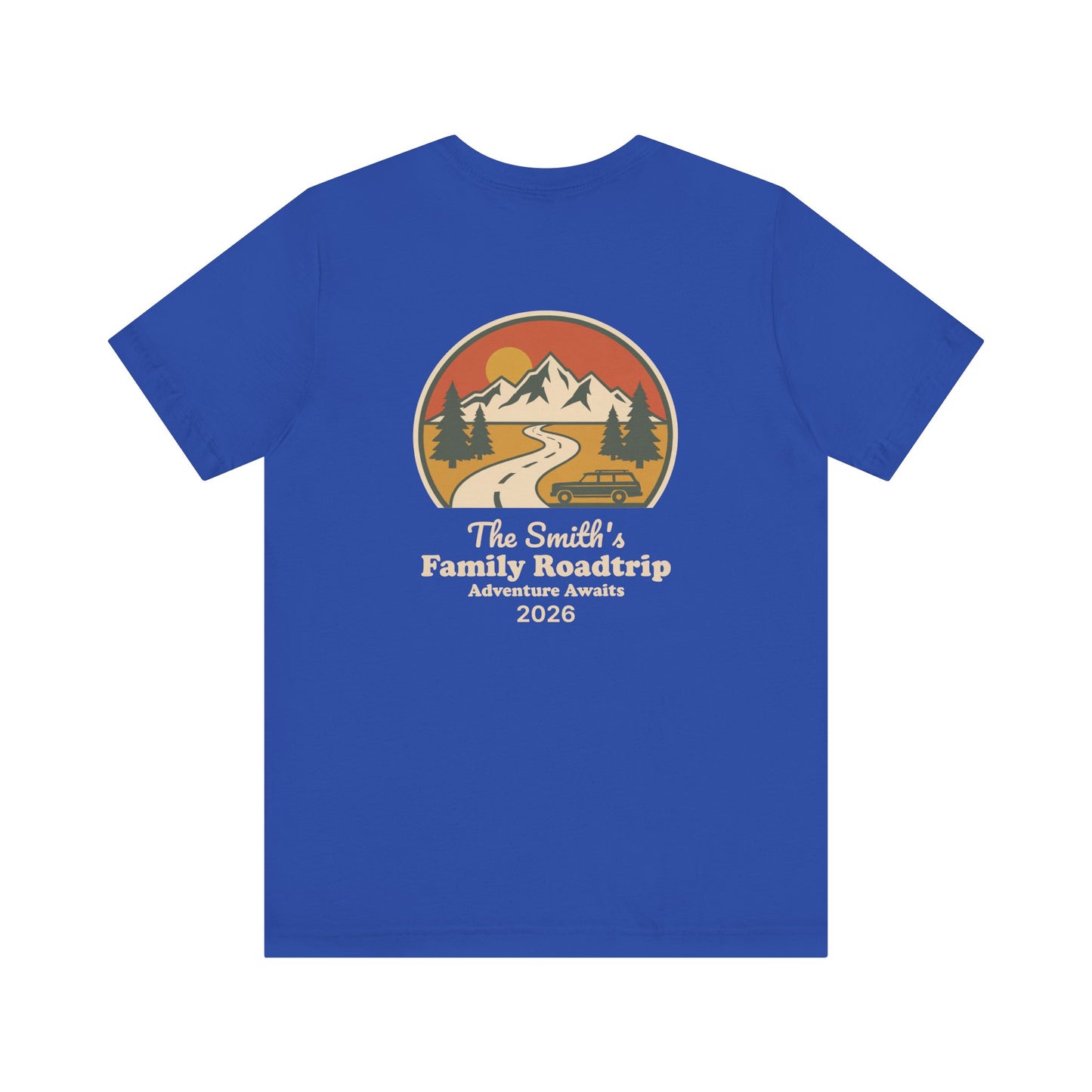 Adventure Route Road Trip: Adult Family Travel Shirt | by JuzForHue