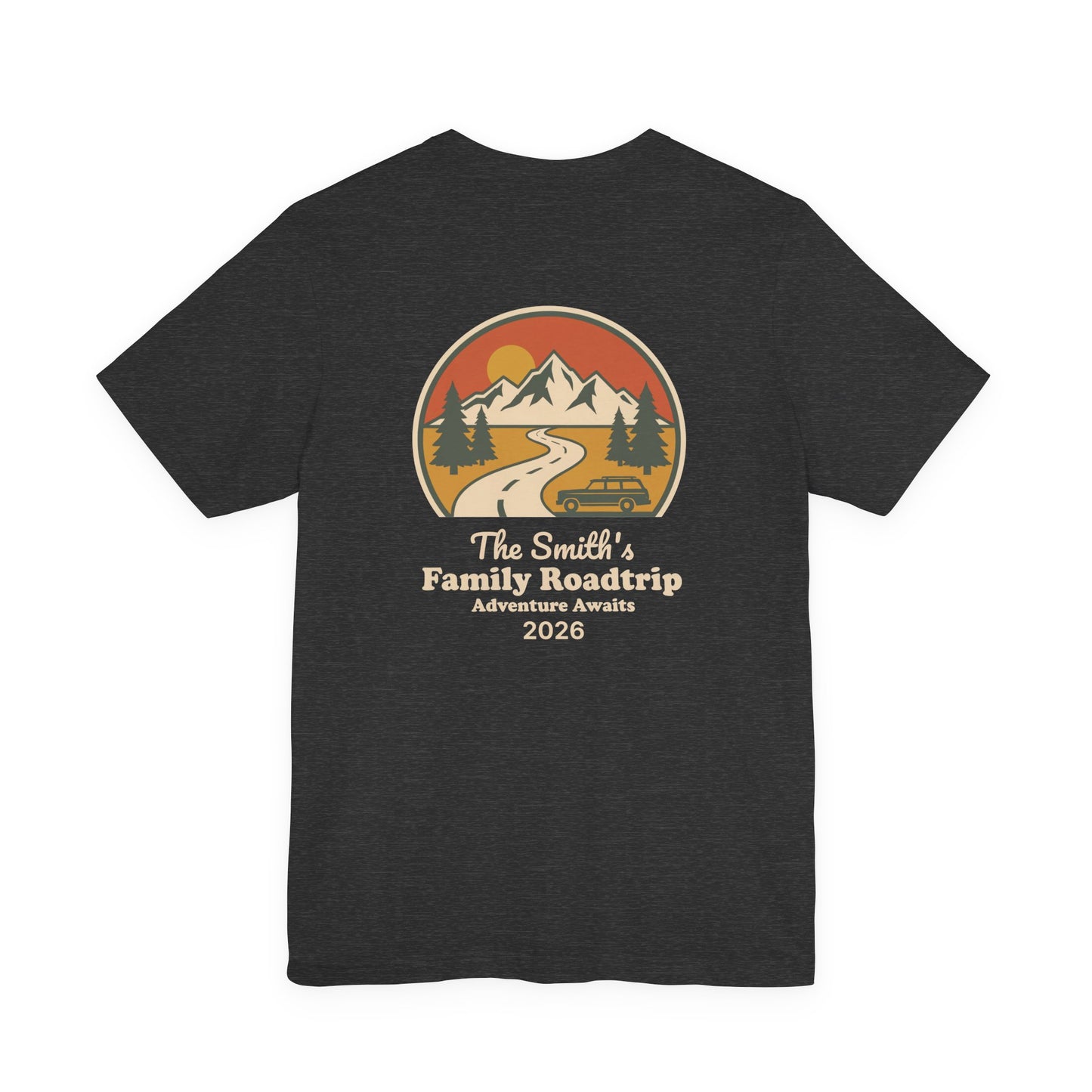 Adventure Route Road Trip: Adult Family Travel Shirt | by JuzForHue