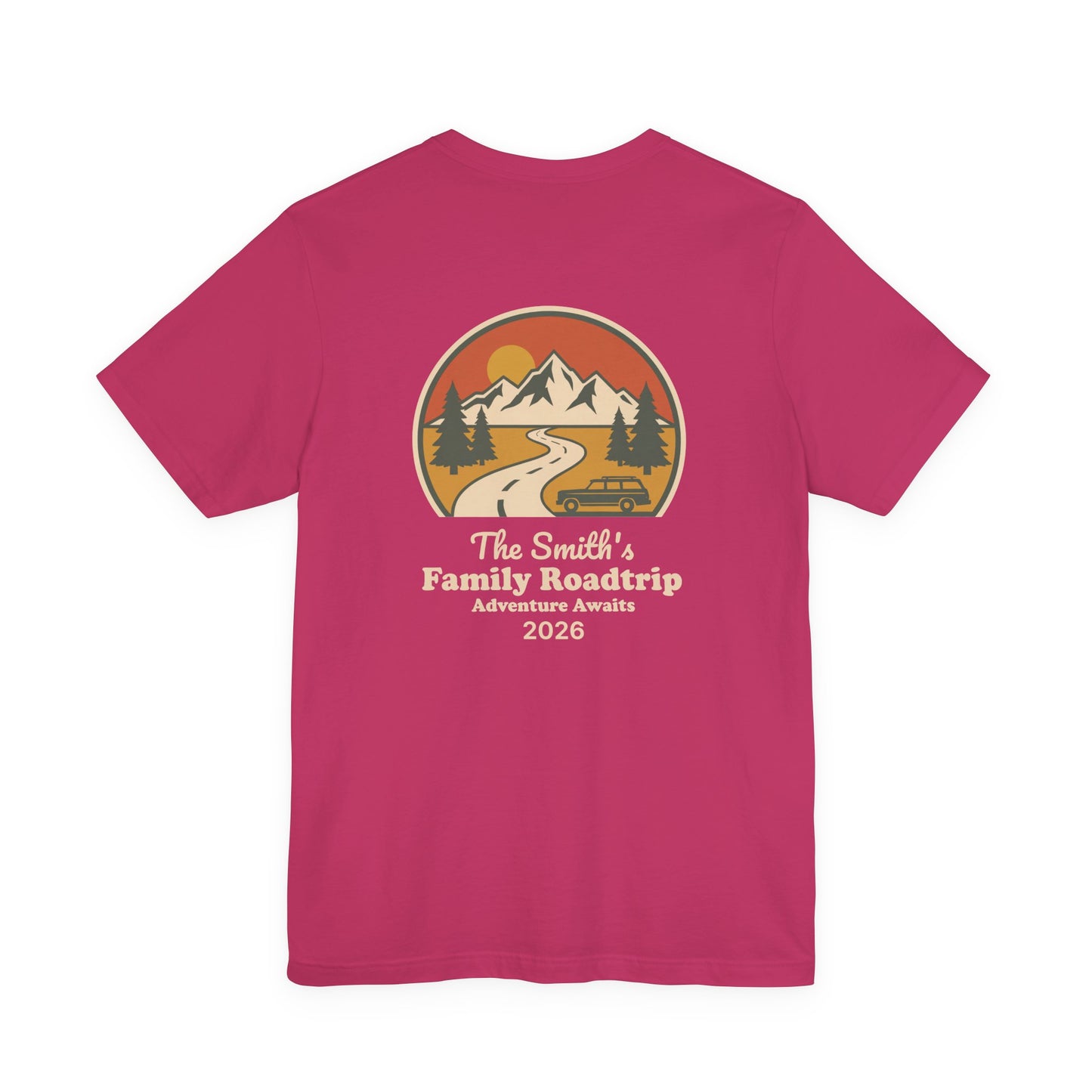 Adventure Route Road Trip: Adult Family Travel Shirt | by JuzForHue