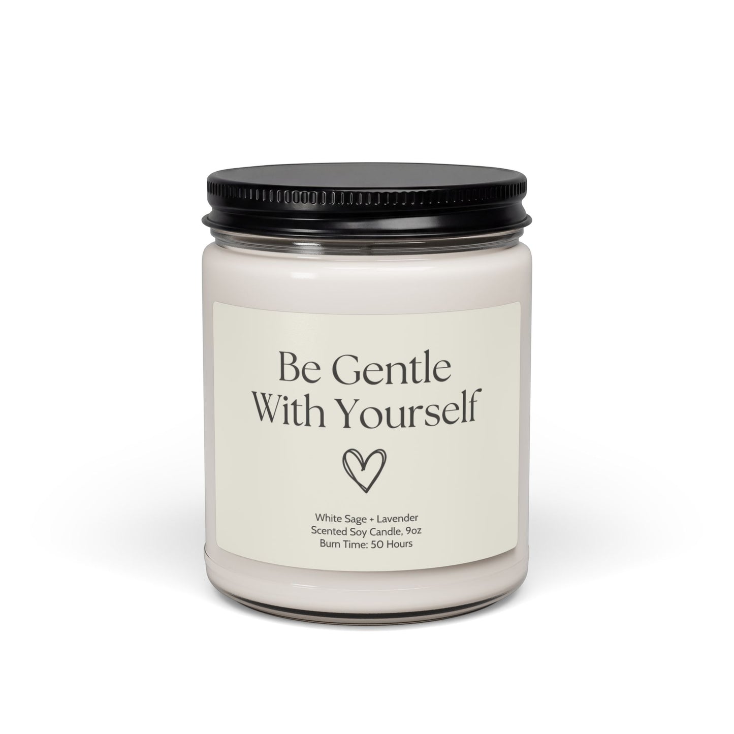 Be Gentle With Yourself - Self-Love Affirmation Candle | by JuzForHue