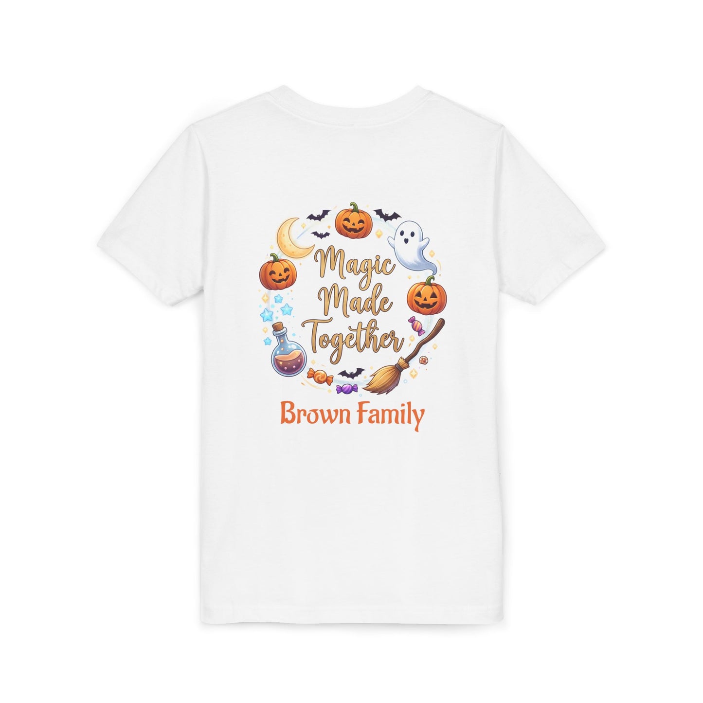 Magic Made Together: Youth Halloween Personalized Shirt | by JuzForHue