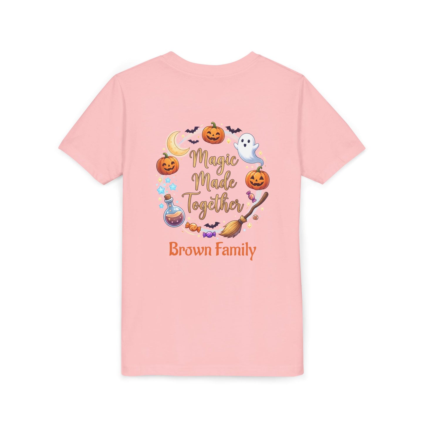 Magic Made Together: Youth Halloween Personalized Shirt | by JuzForHue