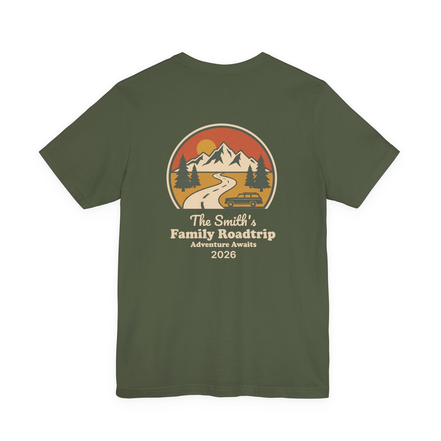 Adventure Route Road Trip: Adult Family Travel Shirt | by JuzForHue