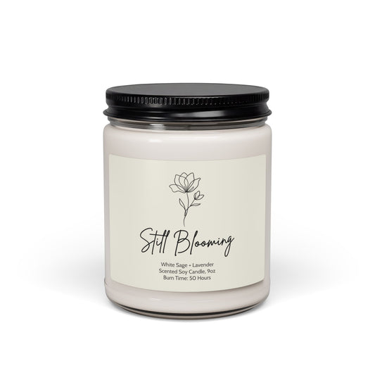 Still Blooming - Self-Love Affirmation Candle | by JuzForHue