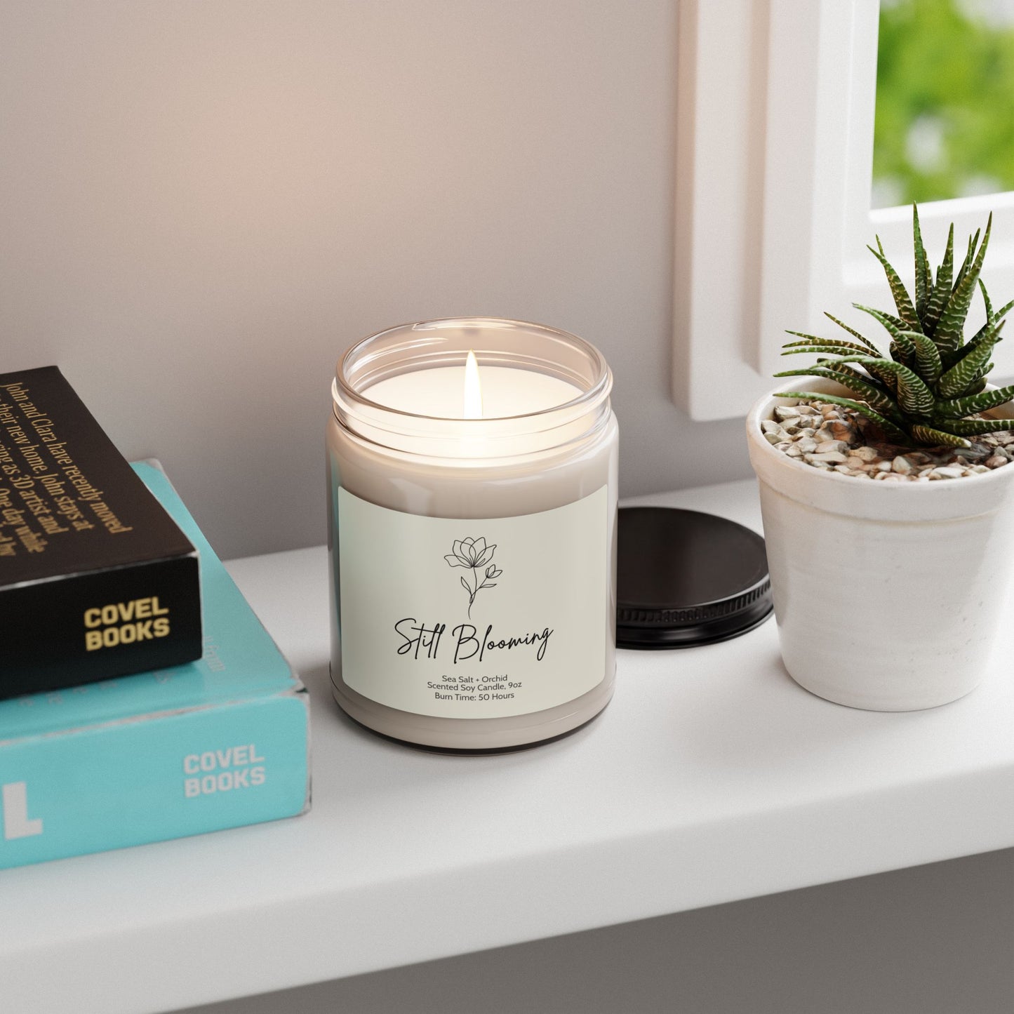 Still Blooming - Self-Love Affirmation Candle | by JuzForHue