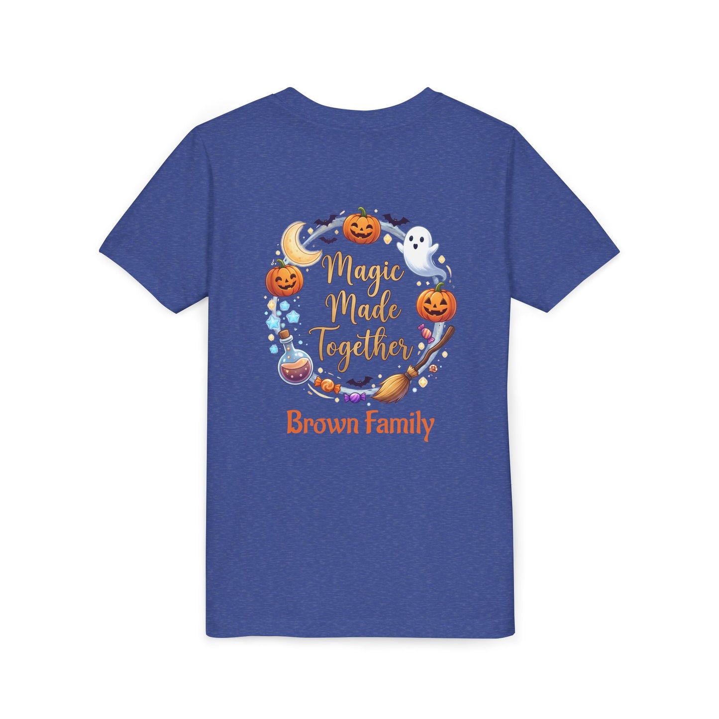 Magic Made Together: Youth Halloween Personalized Shirt | by JuzForHue