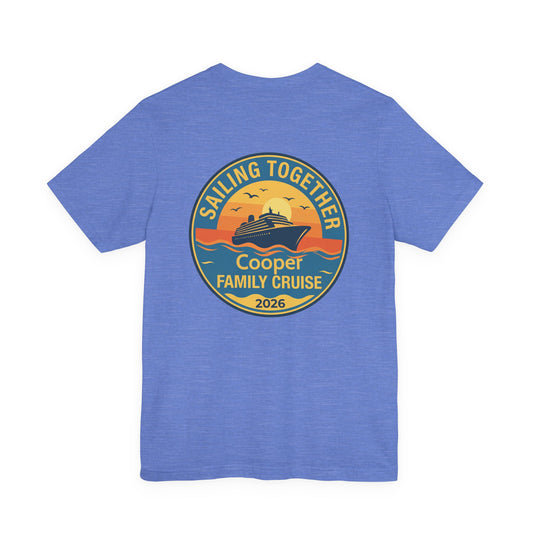 Tropical Cruise Family Crew: Adult Travel Shirt | by JuzForHue