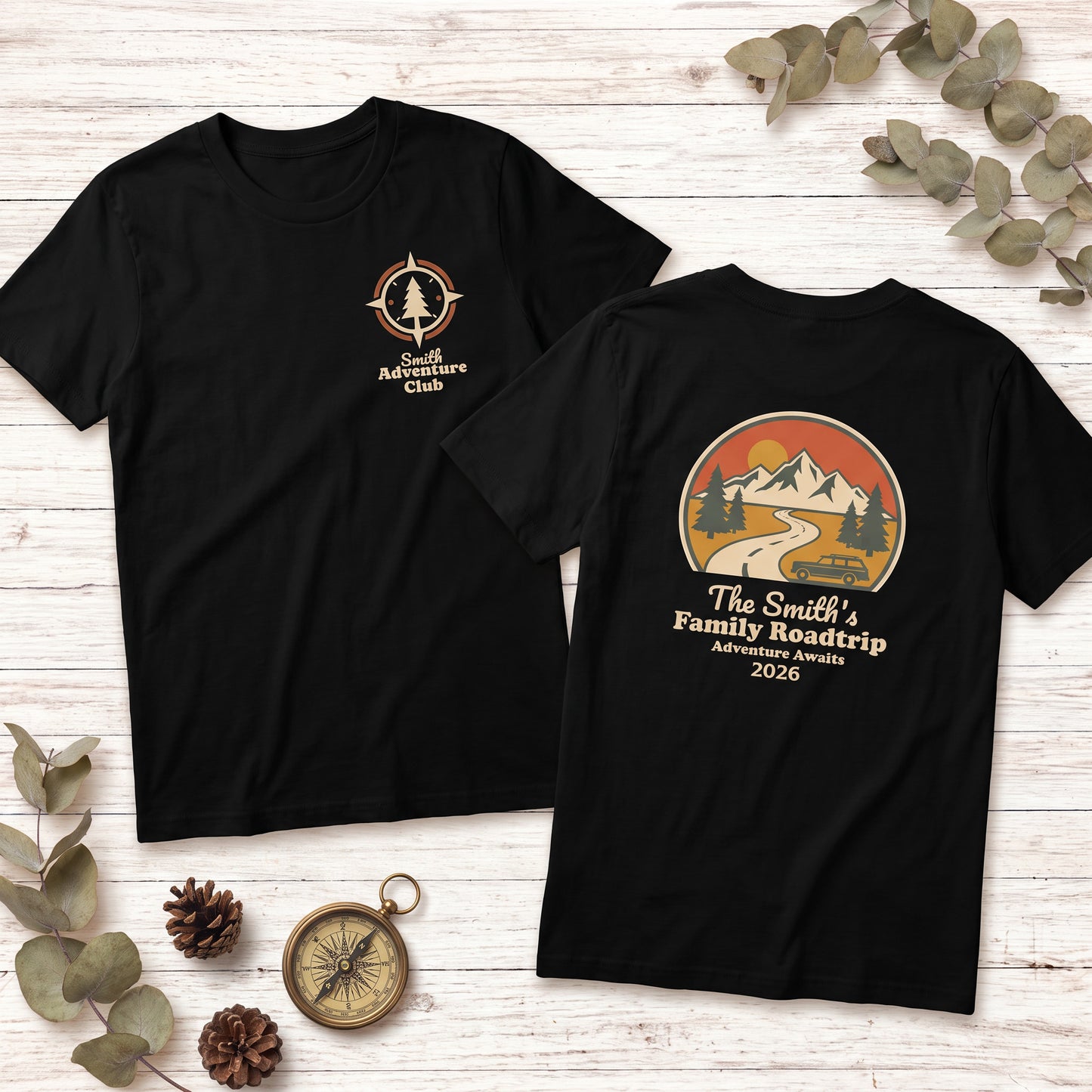 Adventure Route Road Trip: Youth Family Travel Tee | by JuzForHue