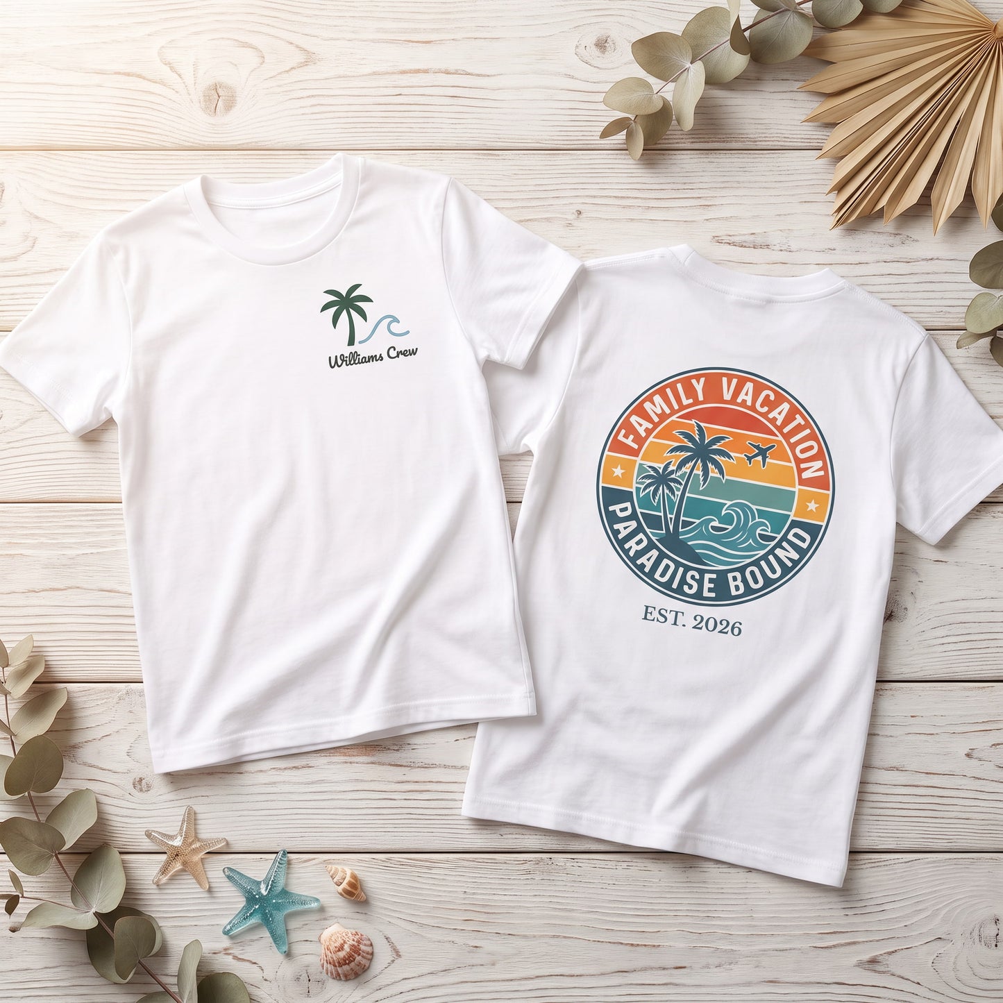 Sunset Coast Escape: Youth Family Vacation Tee | by JuzForHue