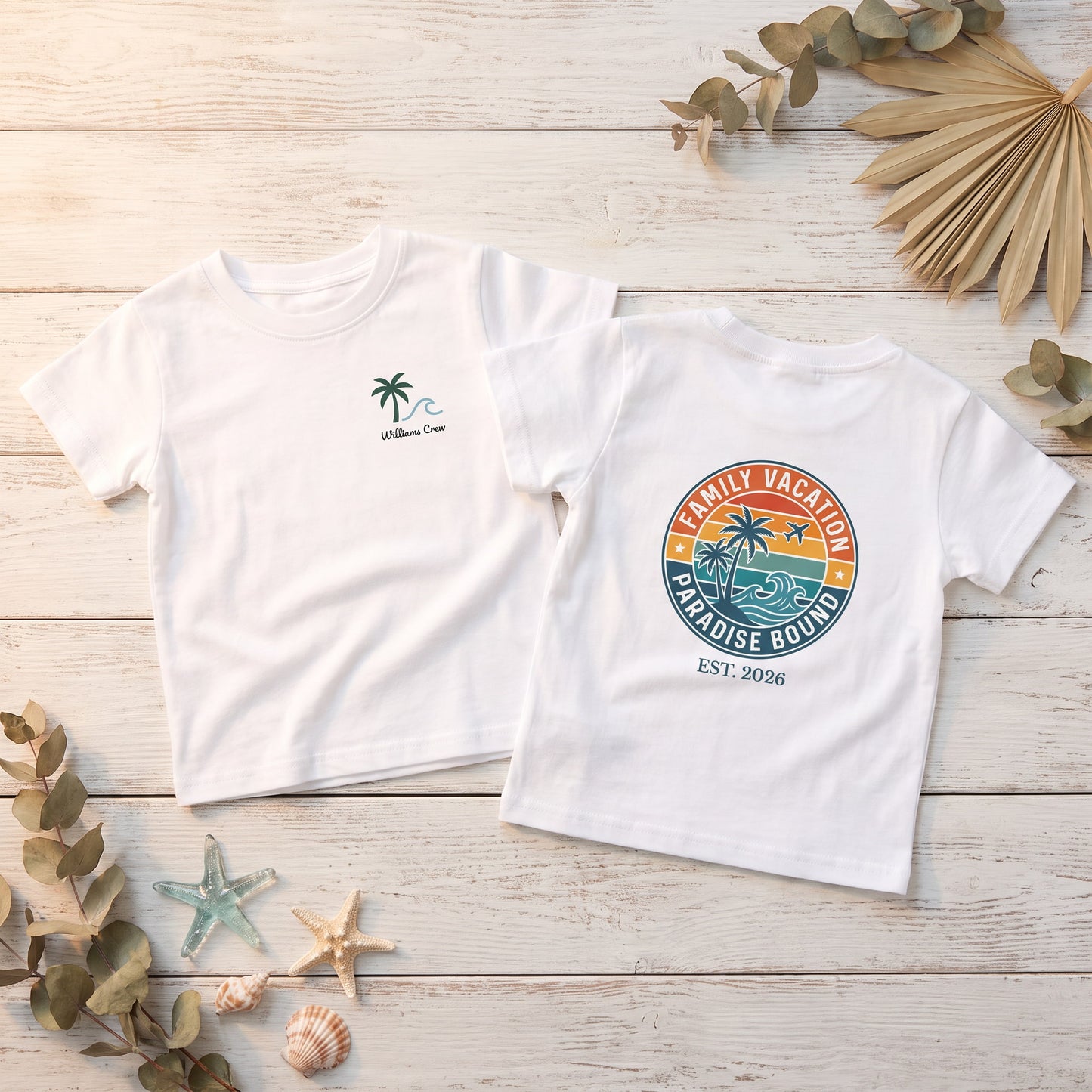 Sunset Coast Escape: Toddler Vacation Tee | by JuzForHue