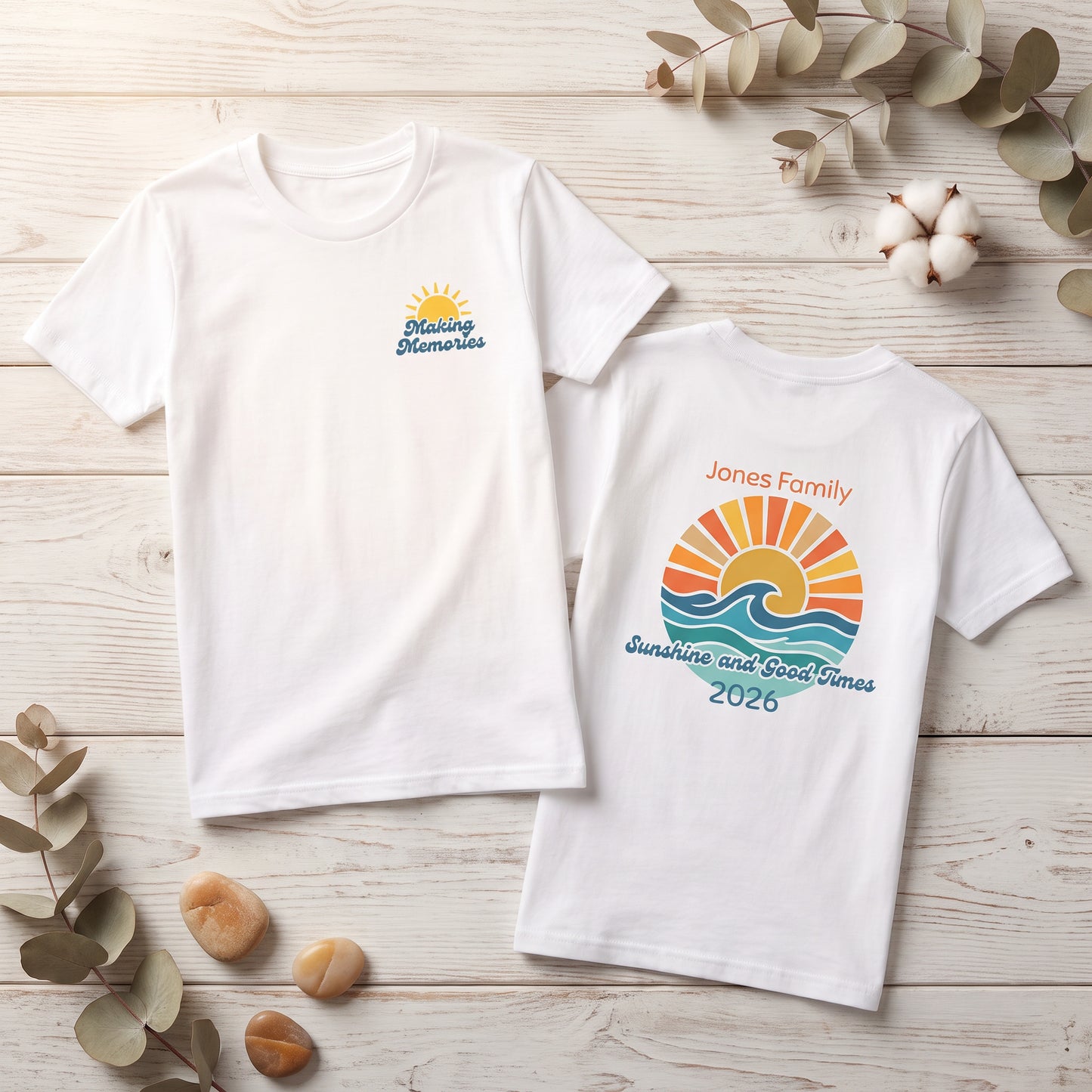 Sunshine Memories: Custom Youth Vacation Tee | by JuzForHue
