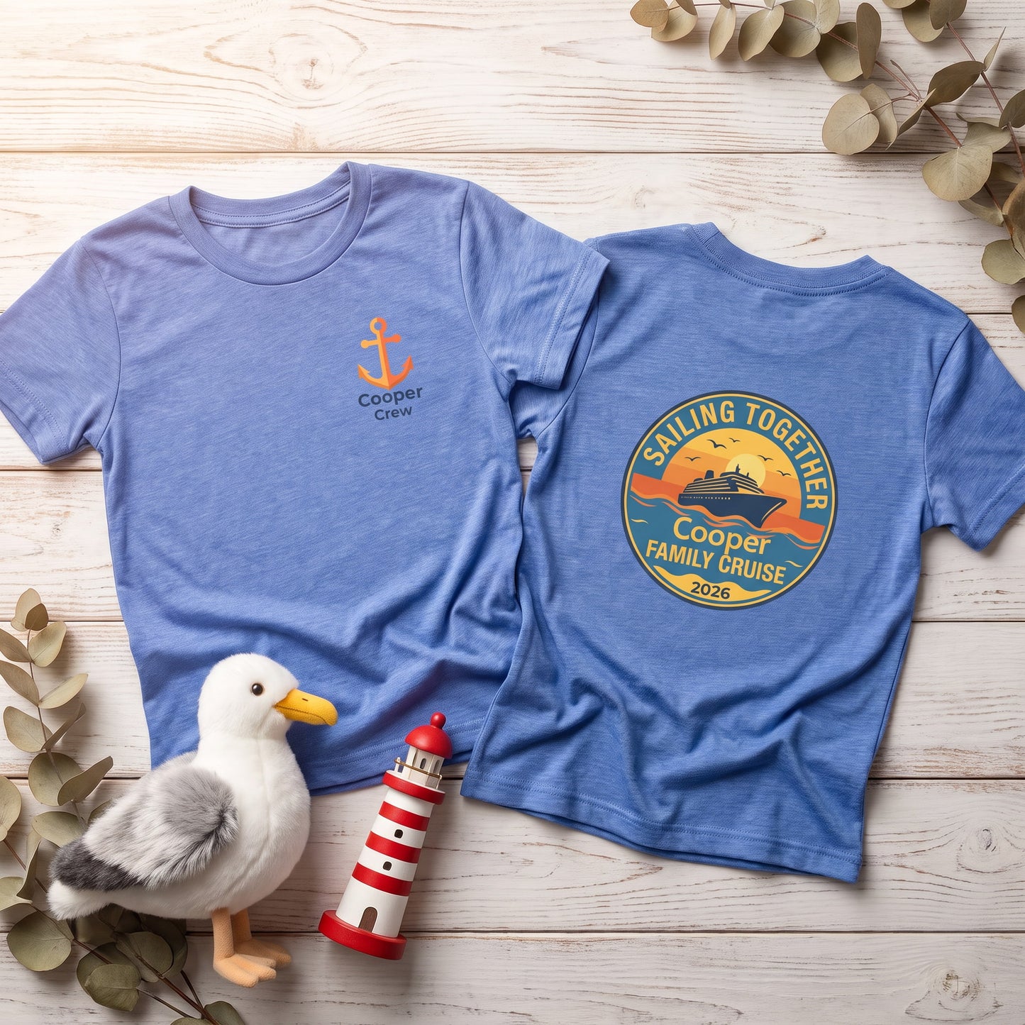 Tropical Cruise Family Crew: Toddler Sailor Tee | by JuzForHue