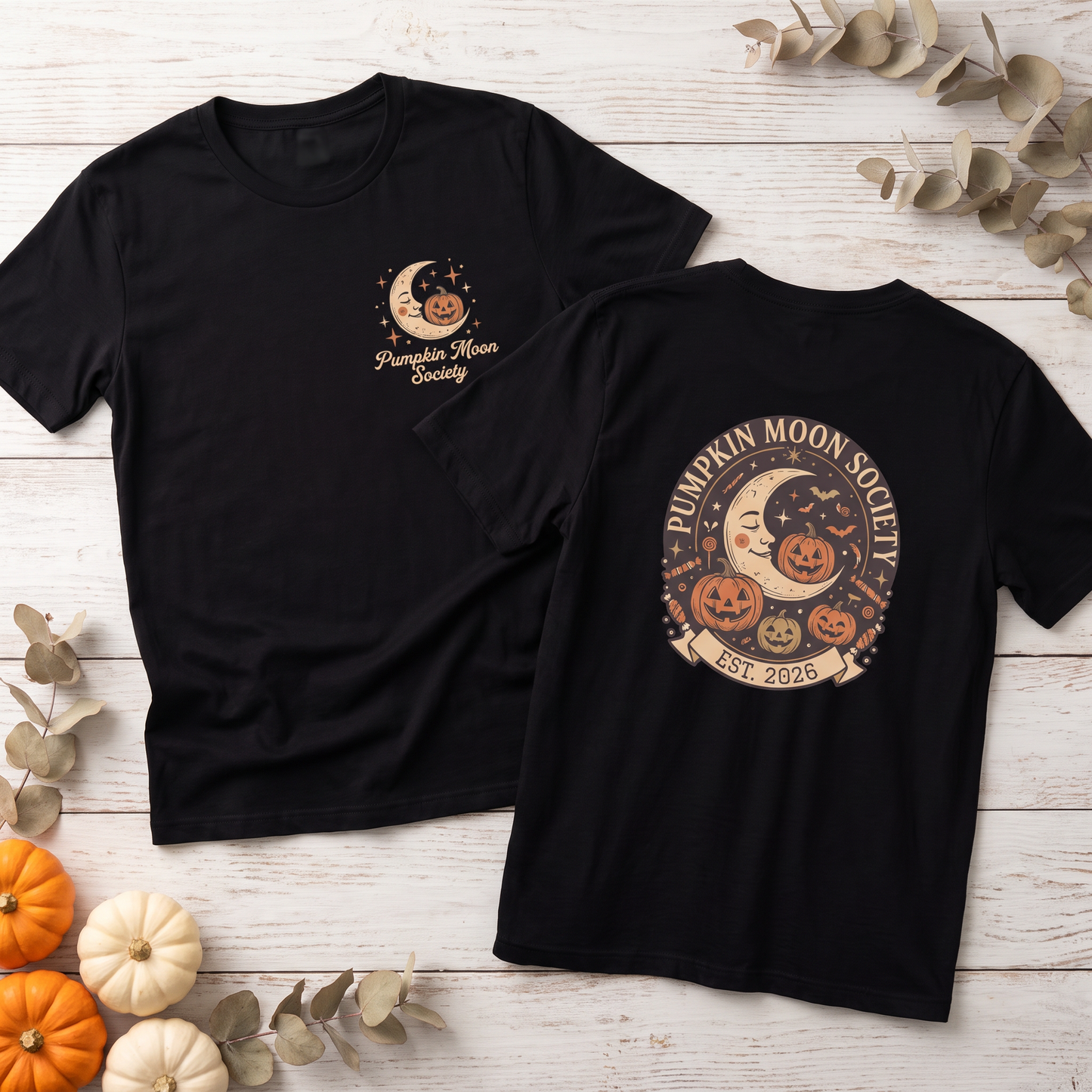 Pumpkin Moon Society: Adult Halloween Shirt | by JuzForHue
