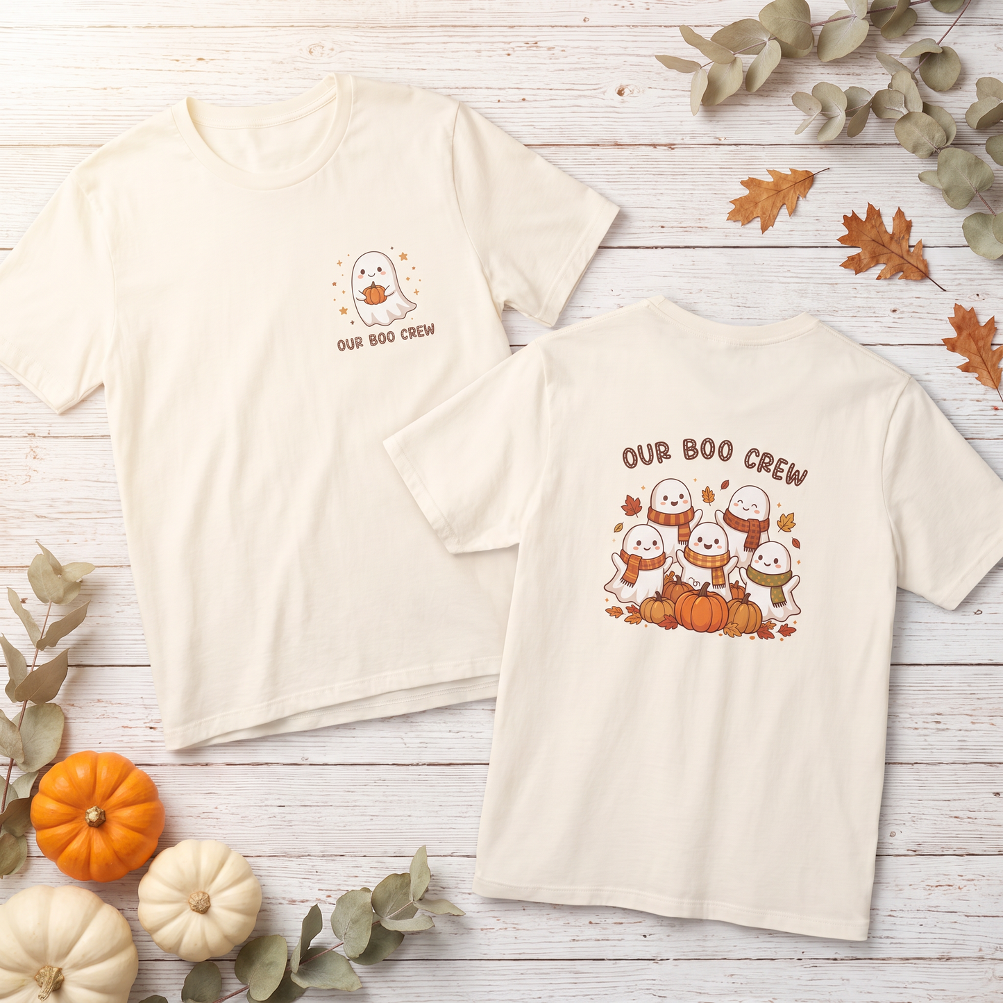 Our Boo Crew: Adult Halloween Matching Shirt | by JuzForHue
