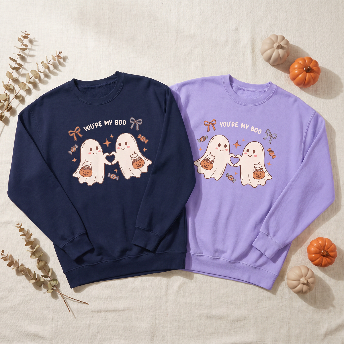 You're My Boo: Matching Halloween Couple Sweatshirt