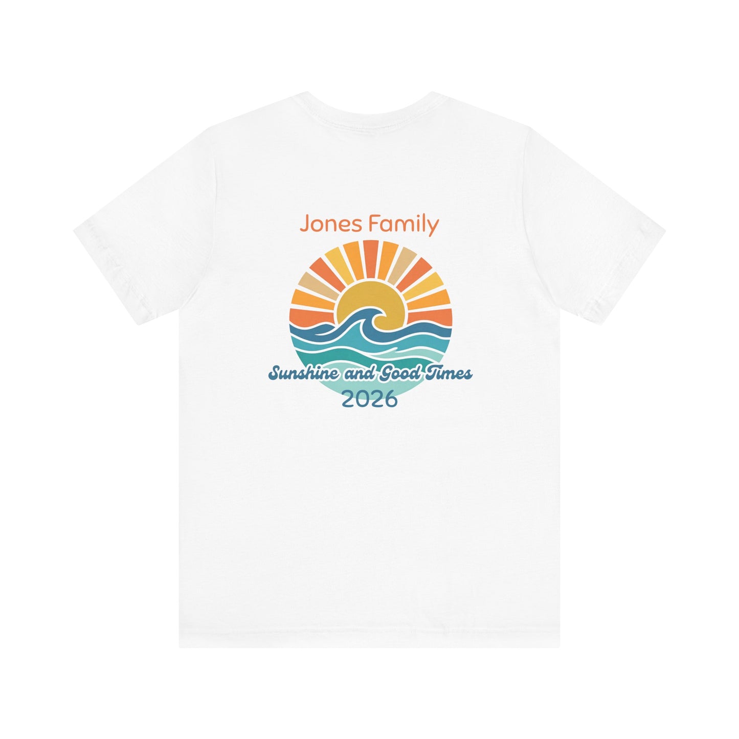 Sunshine Memories: Personalized Adult Travel Shirt | by JuzForHue