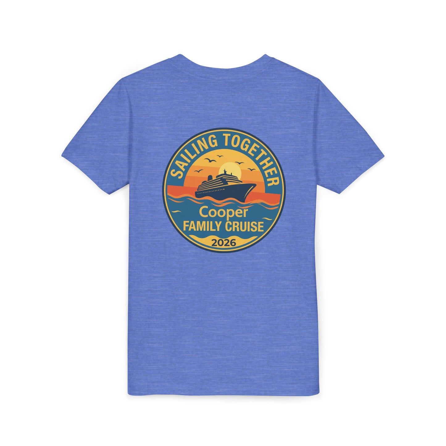 Tropical Cruise Family Crew: Youth Nautical Tee | by JuzForHue