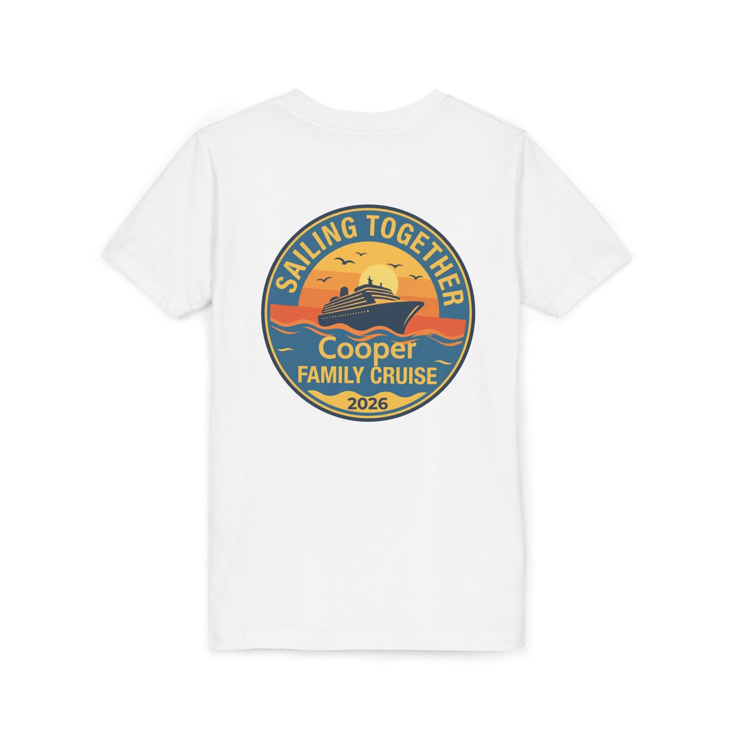 Tropical Cruise Family Crew: Youth Nautical Tee | by JuzForHue