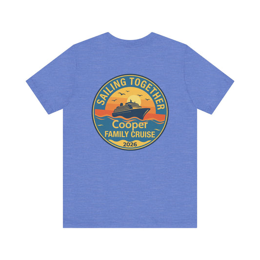 Tropical Cruise Family Crew: Adult Travel Shirt | by JuzForHue
