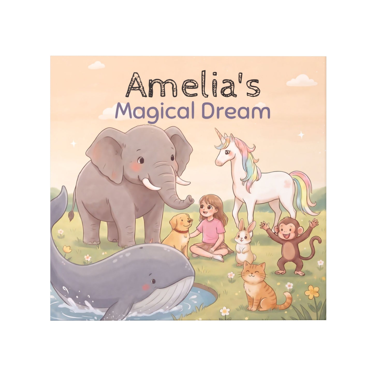 [Name]'s Magical Dream | Personalized Book for Girls