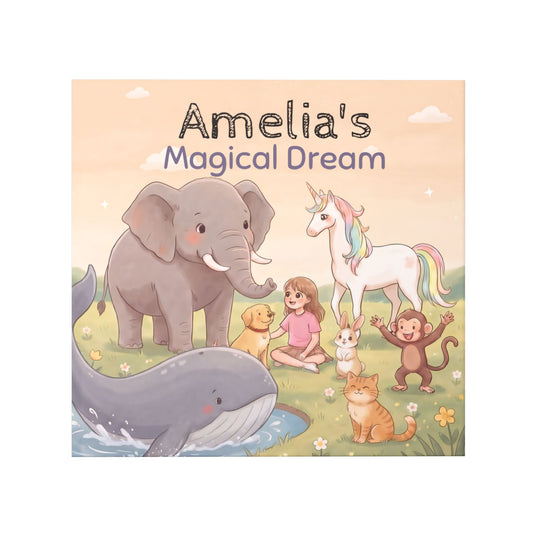 [Name]'s Magical Dream | Personalized Book for Girls