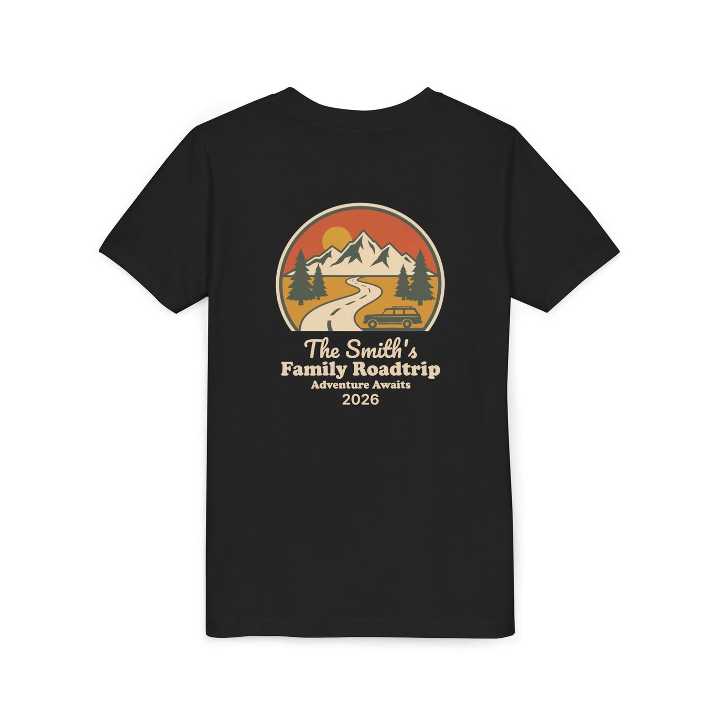 Adventure Route Road Trip: Youth Family Travel Tee | by JuzForHue