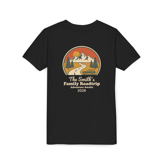 Adventure Route Road Trip: Youth Family Travel Tee | by JuzForHue