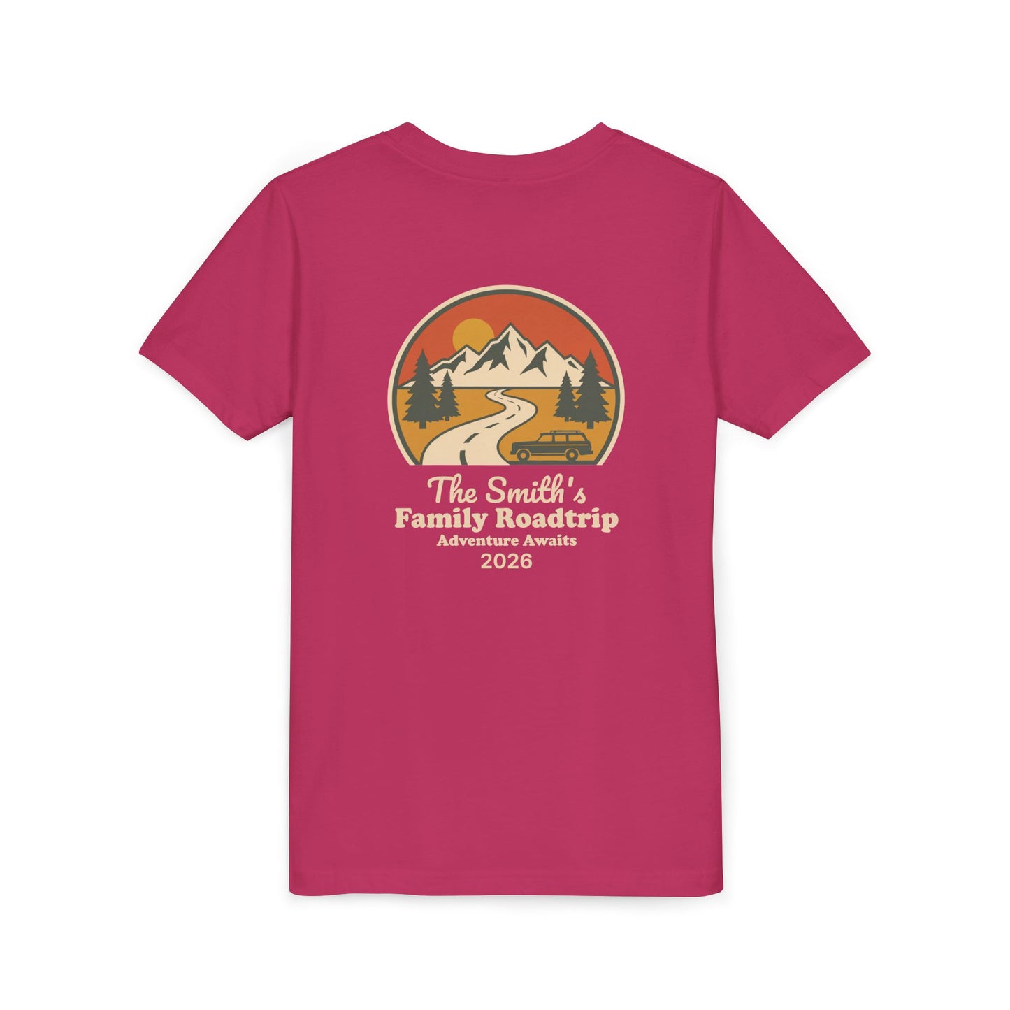 Adventure Route Road Trip: Youth Family Travel Tee | by JuzForHue