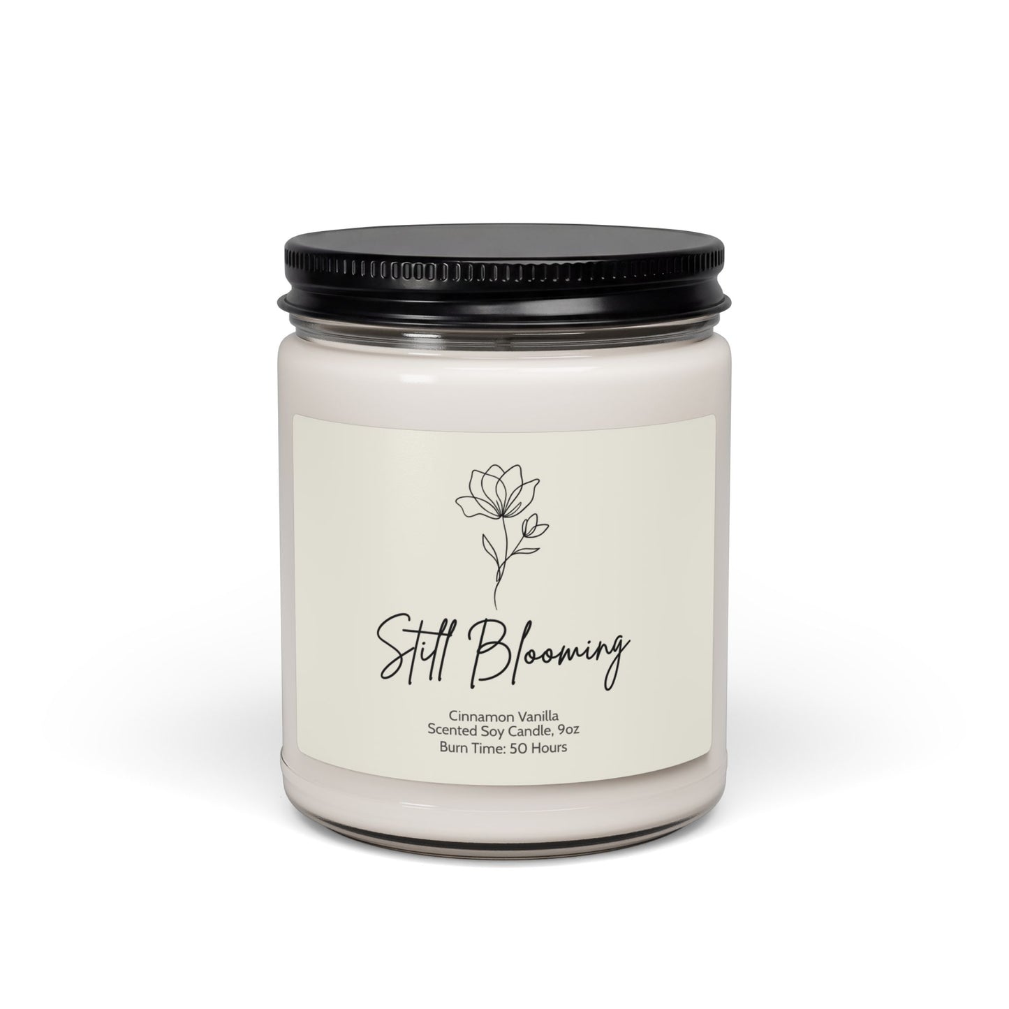 Still Blooming - Self-Love Affirmation Candle | by JuzForHue