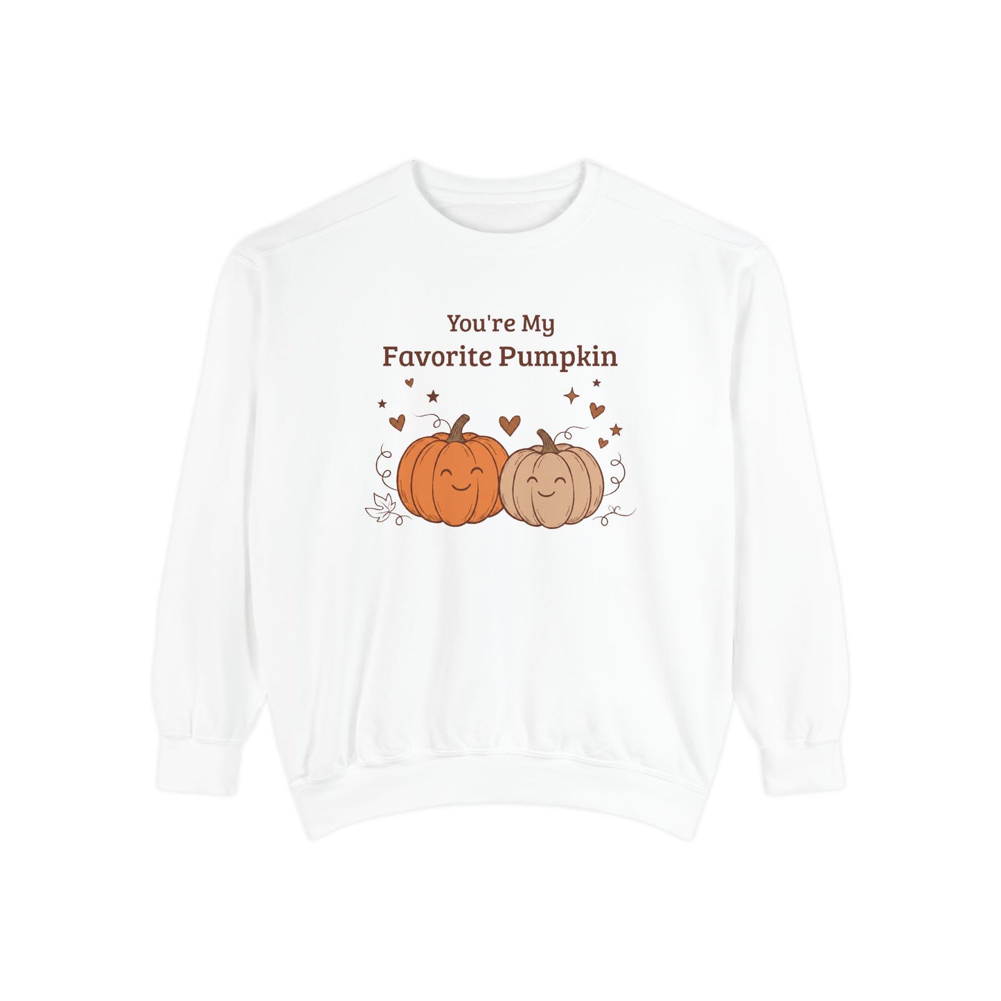 You're My Favorite Pumpkin: Matching Halloween Couple Sweatshirt