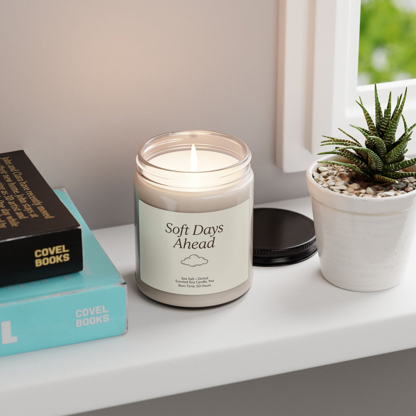 Soft Days Ahead - Self-Love Affirmation Candle | by JuzForHue