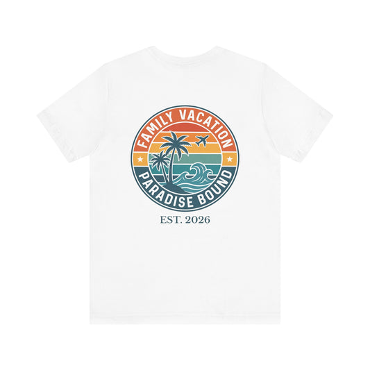 Sunset Coast Escape: Adult Family Vacation Shirt | by JuzForHue