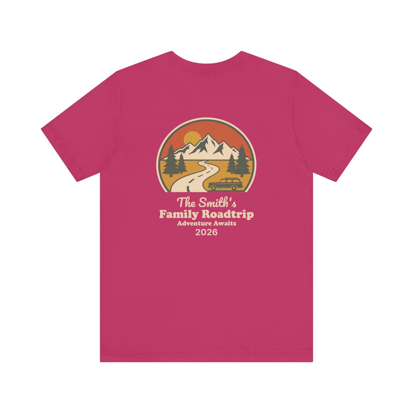 Adventure Route Road Trip: Adult Family Travel Shirt | by JuzForHue