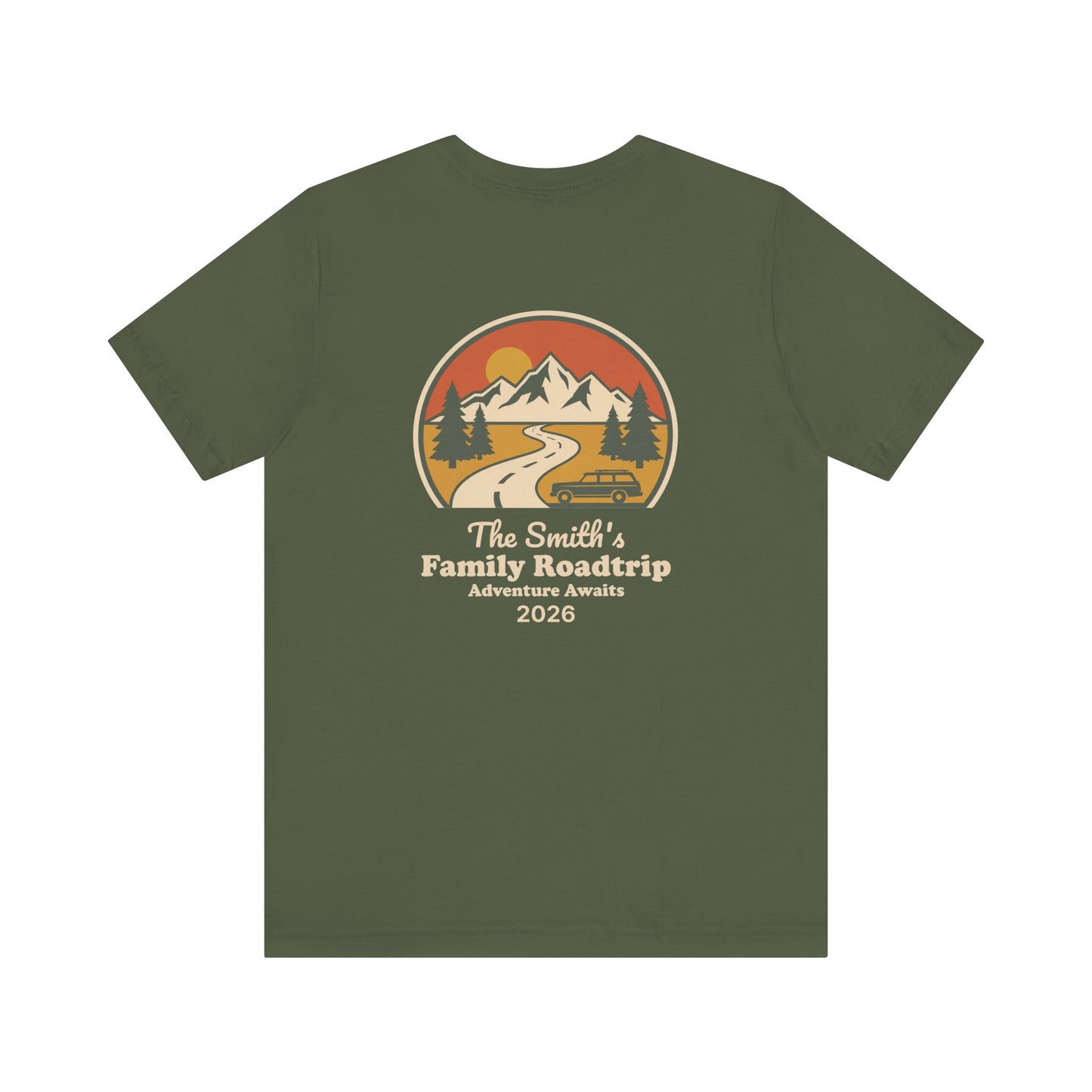 Adventure Route Road Trip: Adult Family Travel Shirt | by JuzForHue