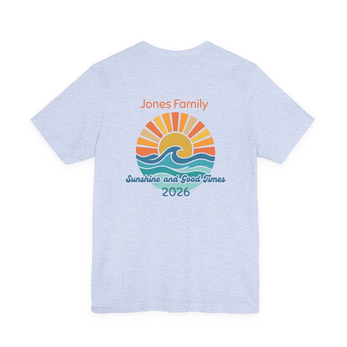 Sunshine Memories: Personalized Adult Travel Shirt | by JuzForHue
