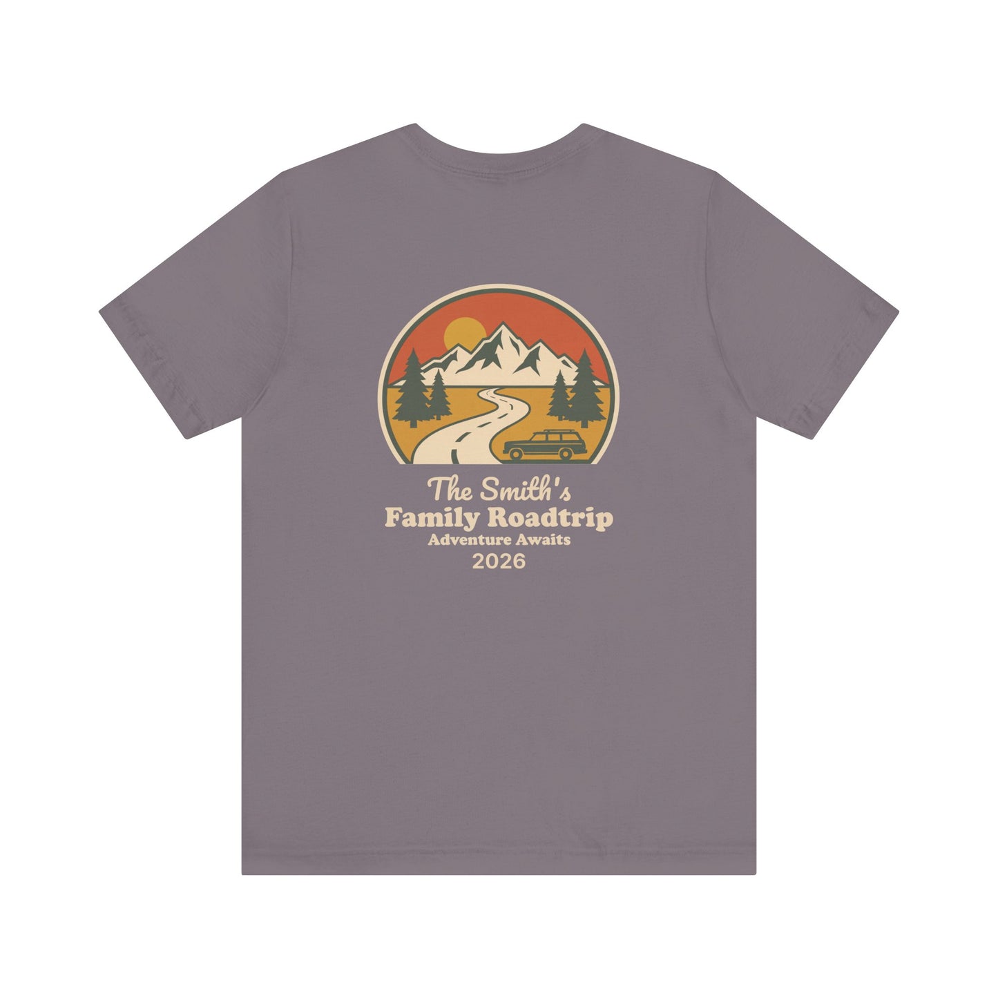 Adventure Route Road Trip: Adult Family Travel Shirt | by JuzForHue