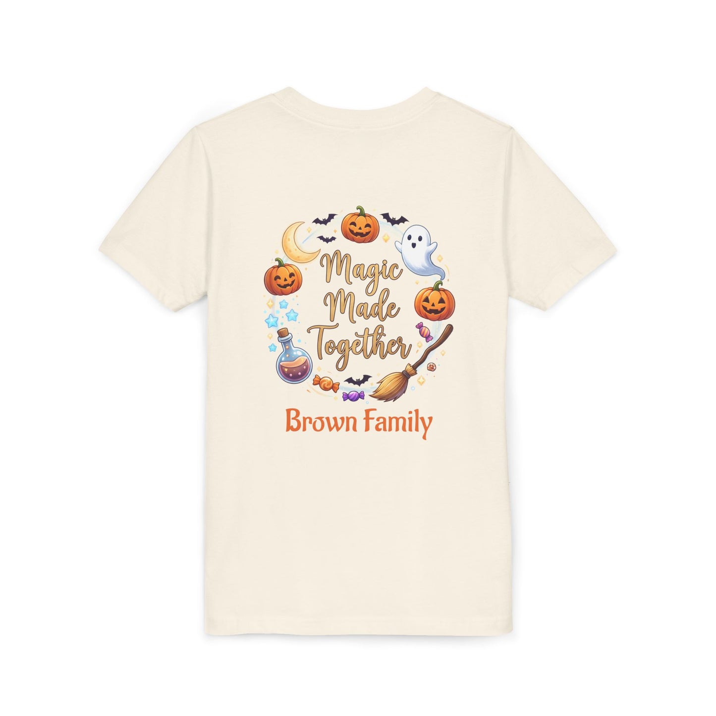 Magic Made Together: Youth Halloween Personalized Shirt | by JuzForHue