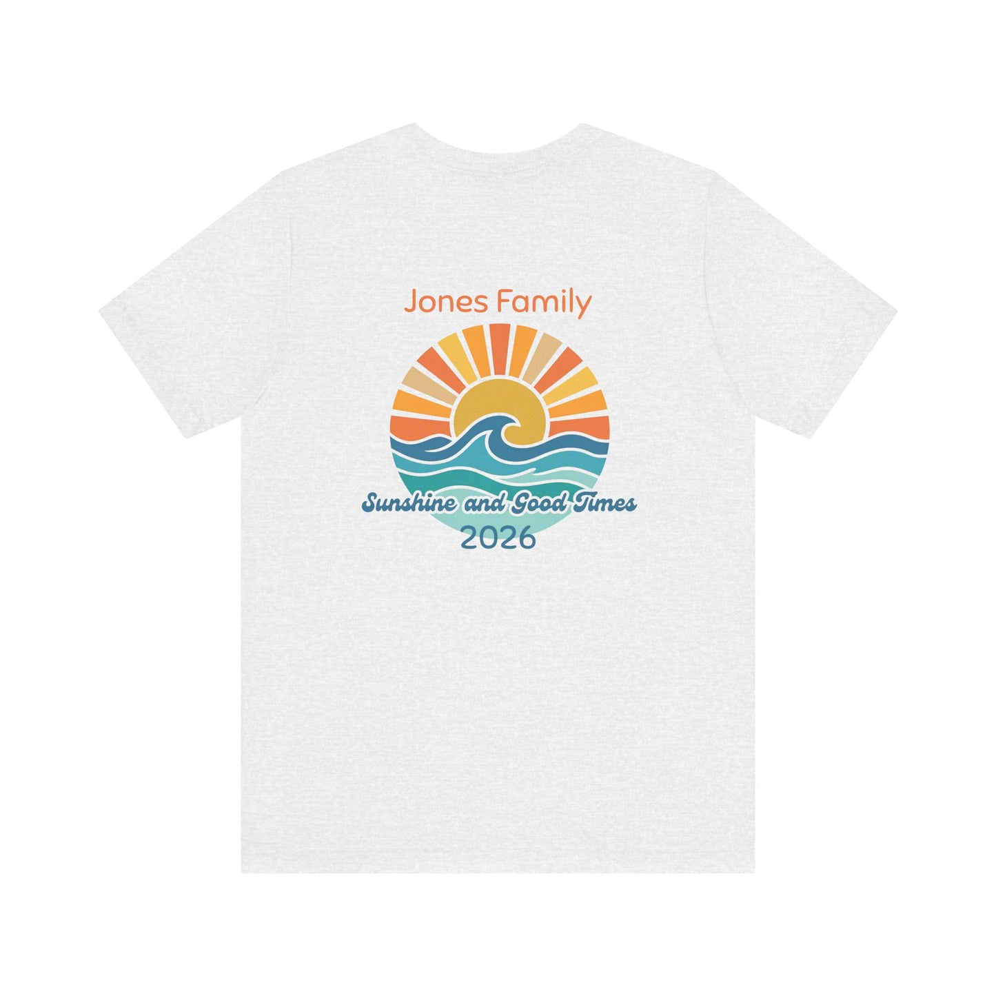 Sunshine Memories: Personalized Adult Travel Shirt | by JuzForHue