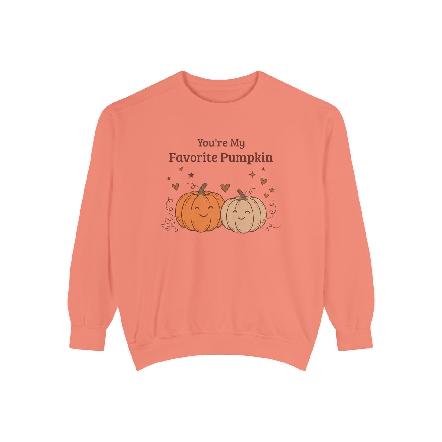 You're My Favorite Pumpkin: Matching Halloween Couple Sweatshirt