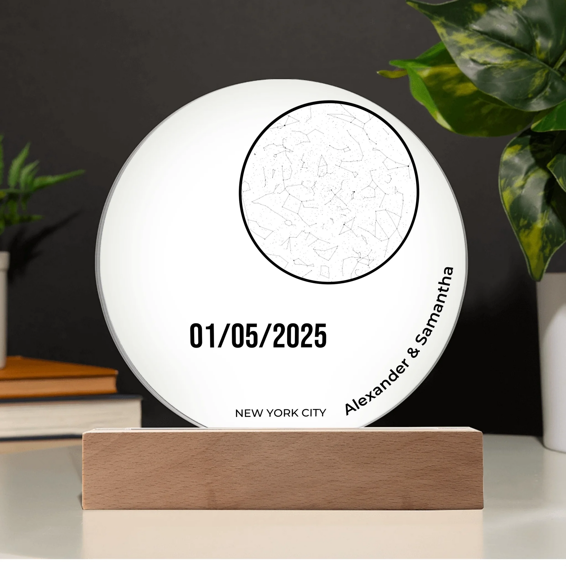 Acrylic Circle LED 1