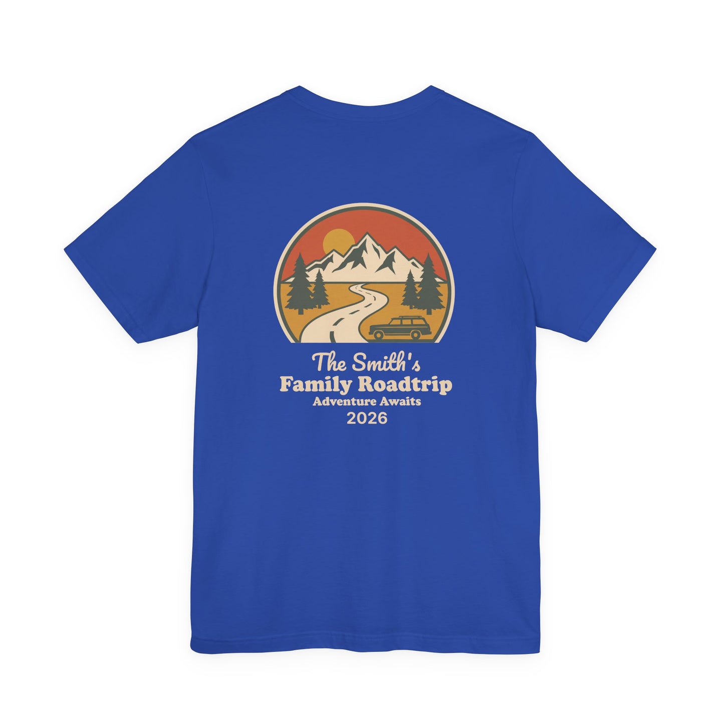 Adventure Route Road Trip: Adult Family Travel Shirt | by JuzForHue