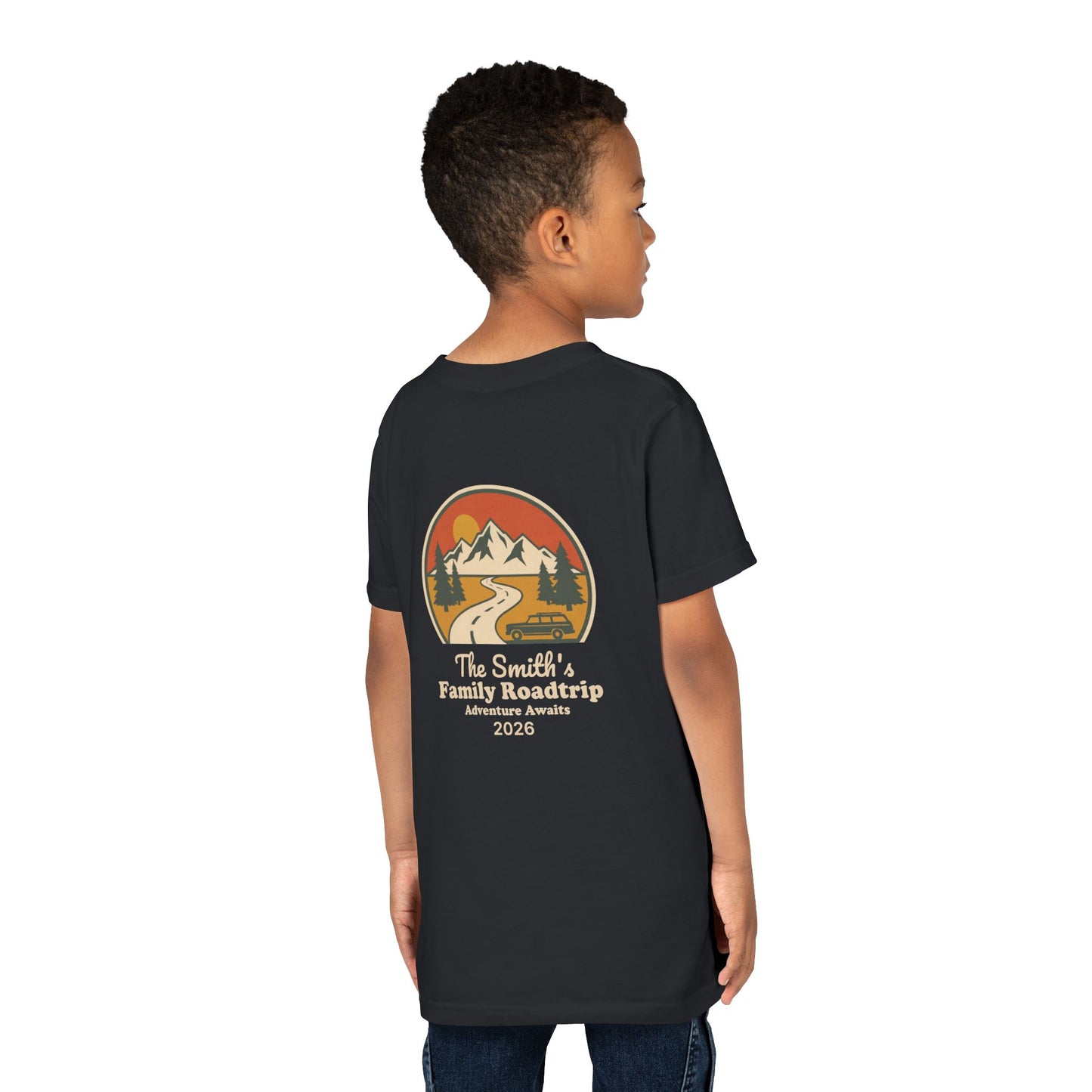 Adventure Route Road Trip: Youth Family Travel Tee | by JuzForHue